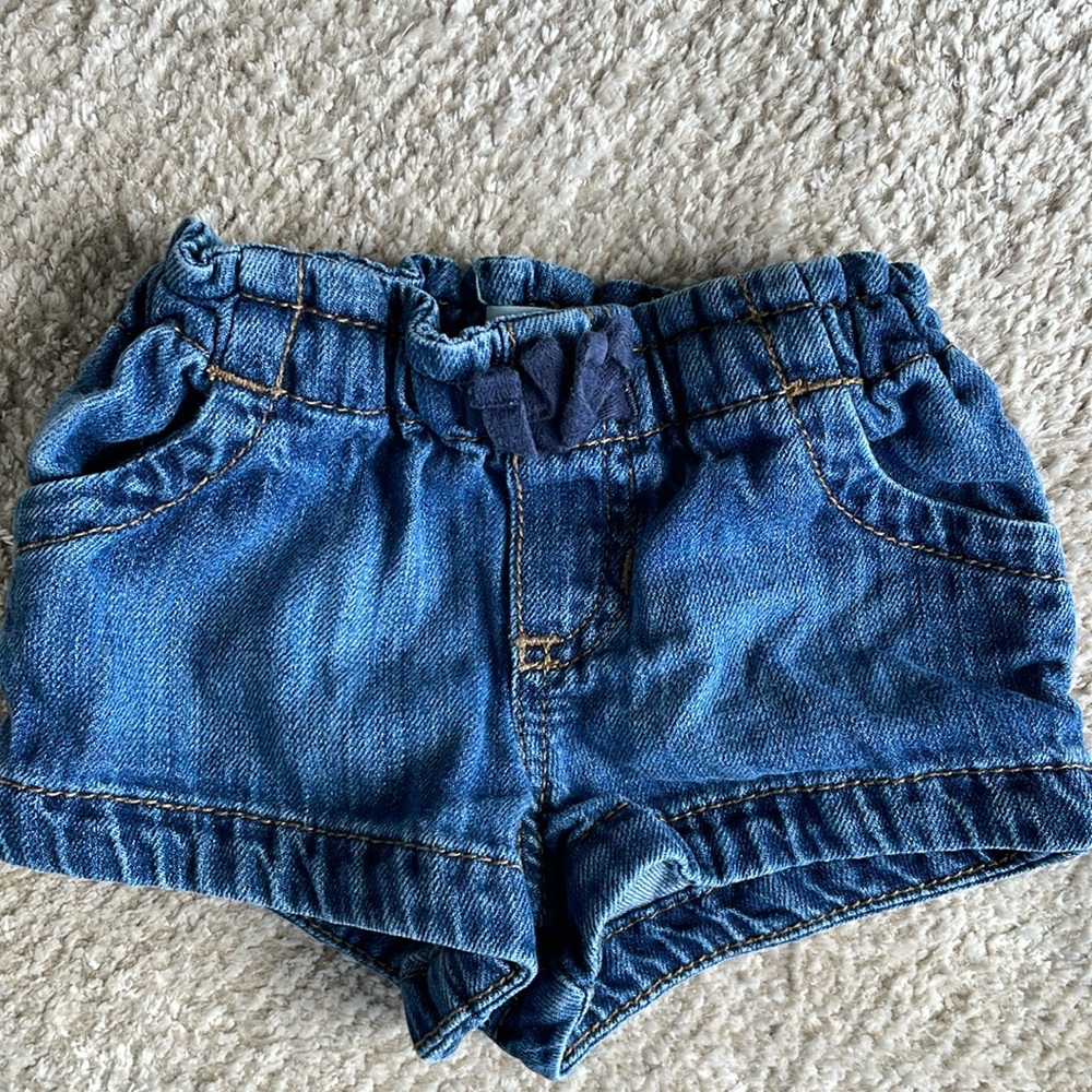 Old navy blue denim shirts 12-18months